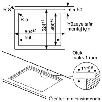 Siemens EP6A2PB20O Gazlı Ocak 60 cm