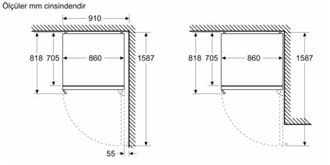 Siemens KG86PFIC0N Alttan Donduruculu Buzdolabı